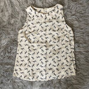 To the Nines Sleeveless Top in Zebras